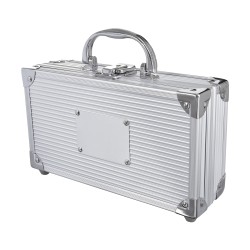 PUBLIGRAFIK DEL SURESTE: MINI MALETÍN DE POKER LUCKY Incluye 50 fichas, 1 baraja plástica, 1 ficha de dealer y llaves.