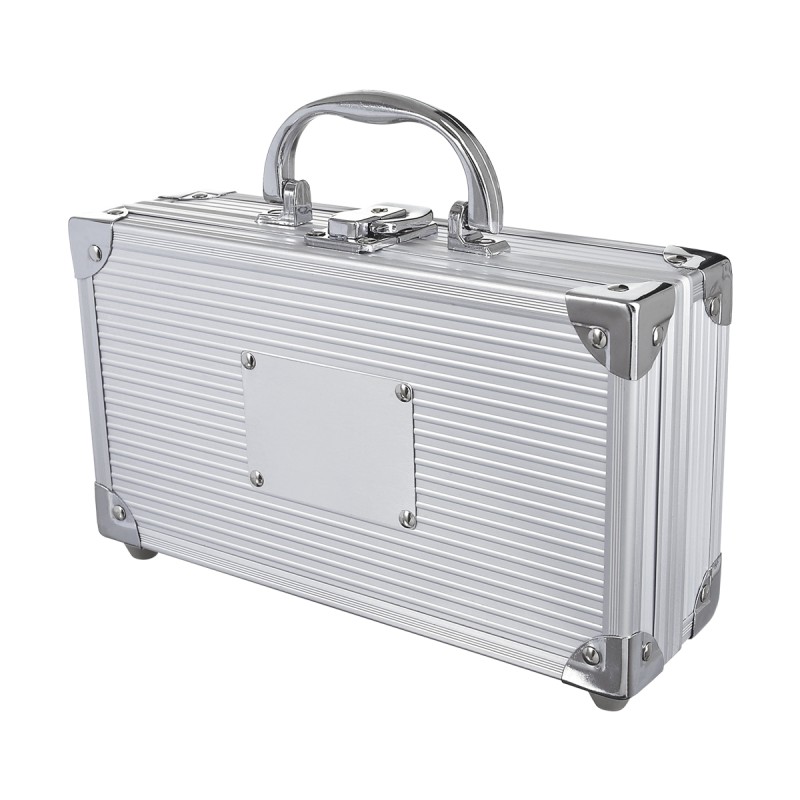 PUBLIGRAFIK DEL SURESTE: MINI MALETÍN DE POKER LUCKY Incluye 50 fichas, 1 baraja plástica, 1 ficha de dealer y llaves.