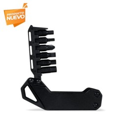 PUBLIGRAFIK DEL SURESTE: DESARMADOR ISAMBA con 6 puntas intercambiables: 1 punta de cruz, 1 punta plana y 3 puntas hexagonales. 