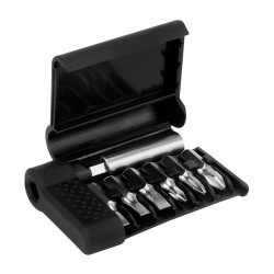 PUBLIGRAFIK DEL SURESTE: DESARMADOR KRIVOI Incluye 3 puntas planas, 3 puntas de cruz y extensión para desarmador.