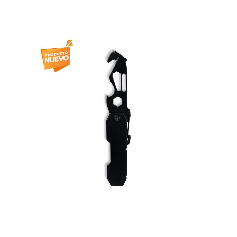 PUBLIGRAFIK DEL SURESTE: MULTIHERRAMIENTA LAMARR plegable con 7 funciones. Incluye 1 cortador de paquetes, 1 destornillador, 1 d