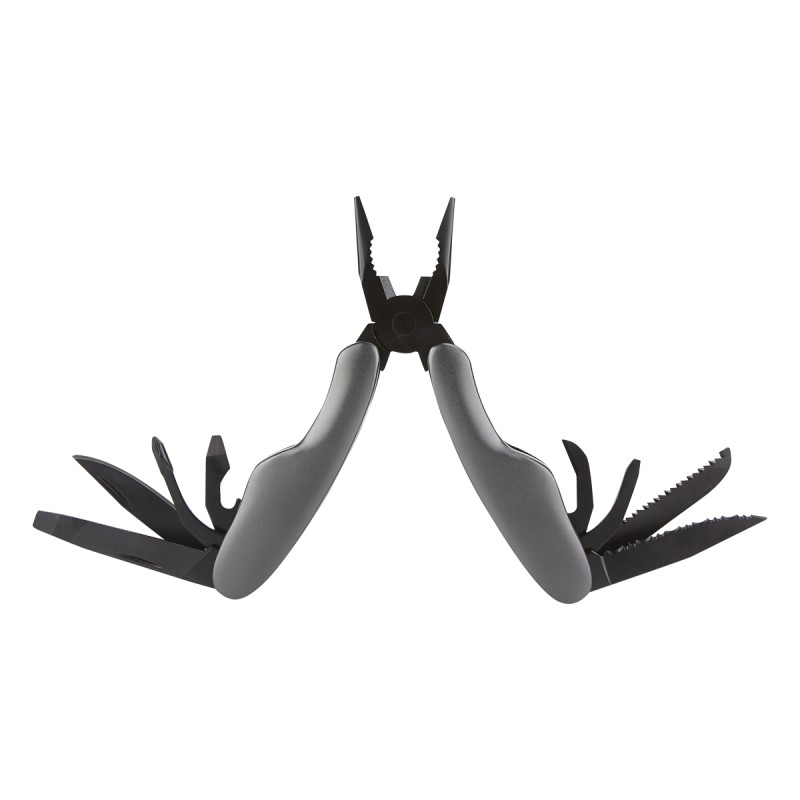 PUBLIGRAFIK DEL SURESTE: PINZAS YAVIA 9 Funciones: lima para u�as, navaja, desarmador de cruz, destapador con desarmador plano, 