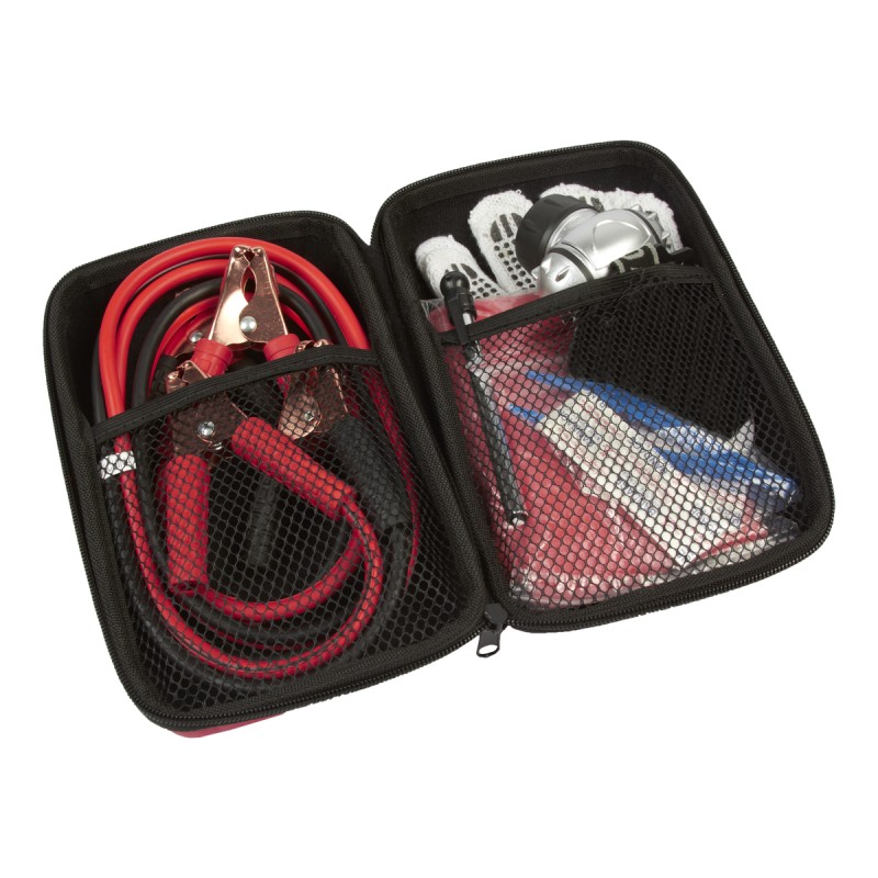 PUBLIGRAFIK DEL SURESTE: SET DE EMERGENCIAS ANKER Contiene cables para pasar corriente (100 amp), medidor de presión de aire (50