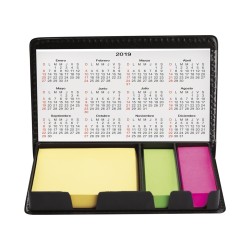 PUBLIGRAFIK DEL SURESTE: ESTUCHE CON PORTA NOTAS Incluye notas adheribles amarillas y 2 banderillas de colores.