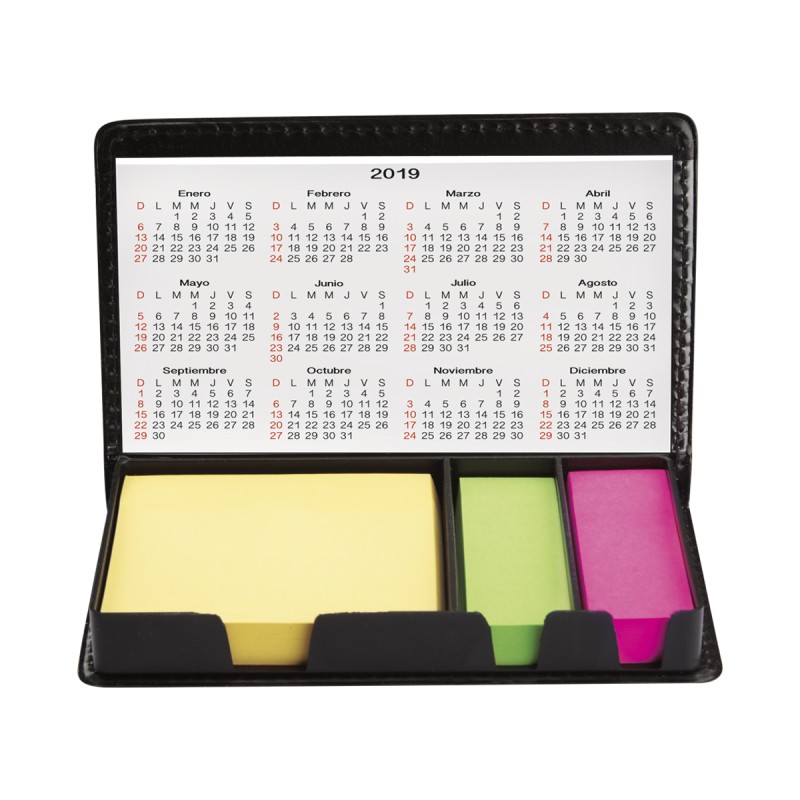 PUBLIGRAFIK DEL SURESTE: ESTUCHE CON PORTA NOTAS Incluye notas adheribles amarillas y 2 banderillas de colores.