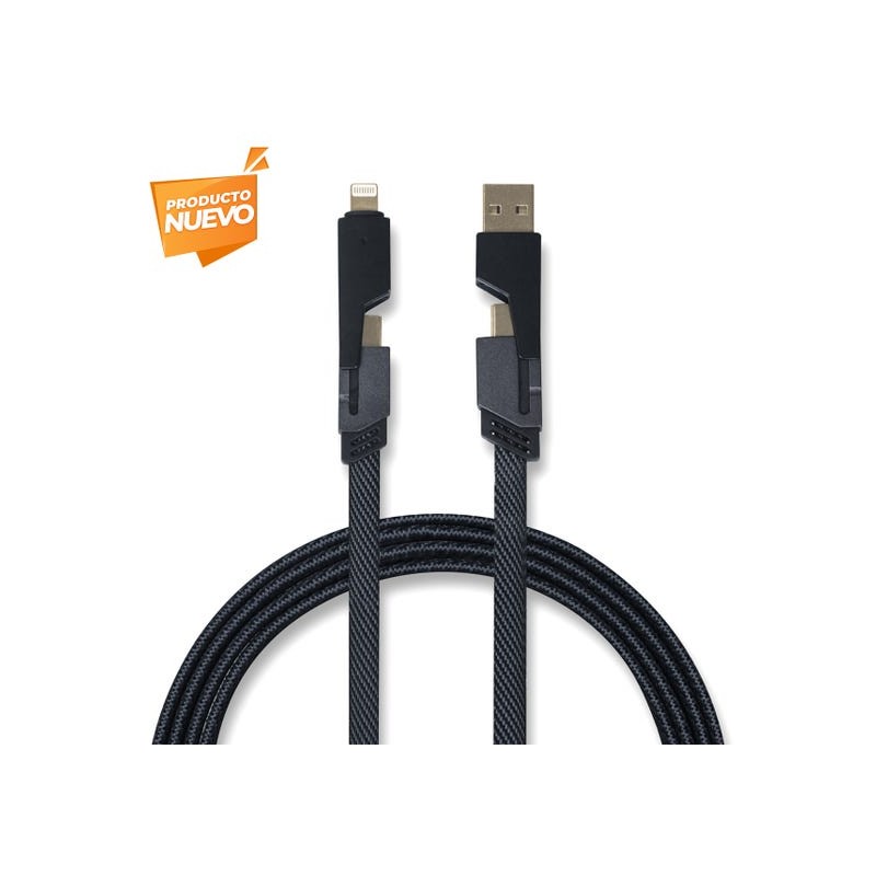 PUBLIGRAFIK DEL SURESTE: CABLE NOPUS de carga rápida 4 en 1