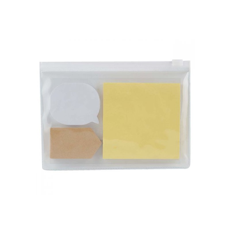 PUBLIGRAFIK DEL SURESTE: NOTAS ADHERIBLES YATRA. Incluye 3 block de notas adheribles de diferentes formas y colores. Material Pl