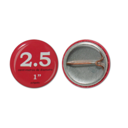 PUBLIGRAFIK DEL SURESTE: FOTOBOTON 2.5 CMS. REDONDO CON IMPRESION FULL COLOR, CONTRA DE ALFILER