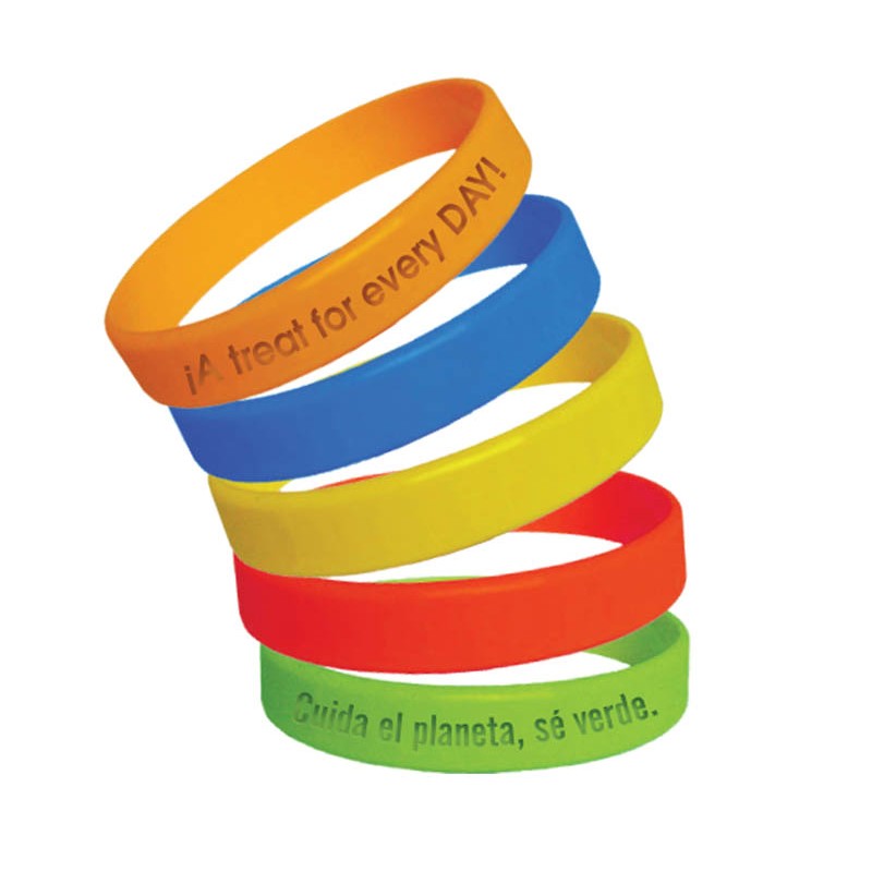 PUBLIGRAFIK DEL SURESTE: PULSERA DE SILICÓN INYECTADO