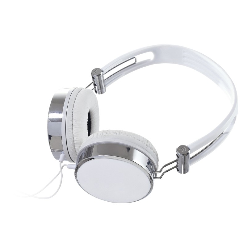 PUBLIGRAFIK DEL SURESTE: AUDÍFONOS MEGA BEAT acojinados ajustables con cable auxiliar entrada de 3.5 mm. Incluye funda individua