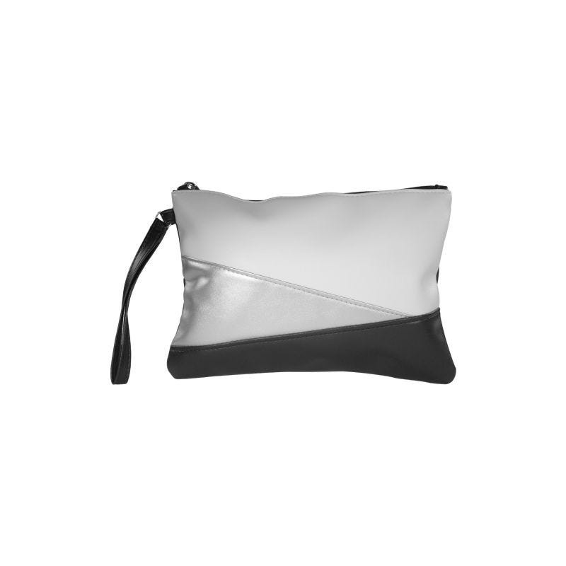 PUBLIGRAFIK DEL SURESTE: COSMETIQUERA UZURI Cosmetiquera con diseño en 3 colores. Cuenta con compartimento con cierre y una asa 