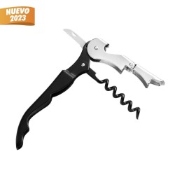 PUBLIGRAFIK DEL SURESTE: SACACORCHOS SARAP DE METAL CON DESTAPADOR Y NAVAJA (GRABADO LASSER)