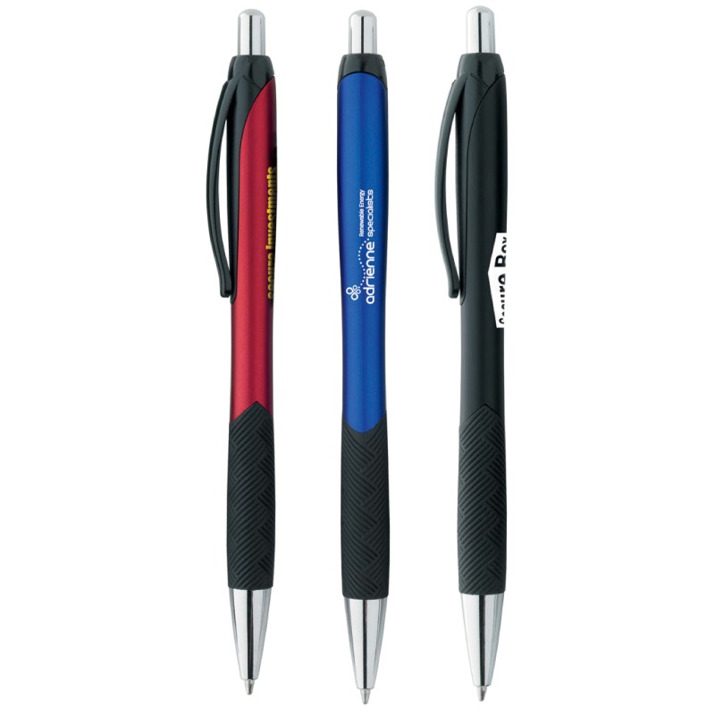 PUBLIGRAFIK DEL SURESTE: BOLÍGRAFO METALLIC PATTERN Mecanismo retráctil PUNTO MEDIANO