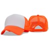 PUBLIGRAFIK DEL SURESTE: GORRA TRUCKER FRENTE BLANCO CON MALLA DE COLOR CON SUBLIMADO AL FRENTE.